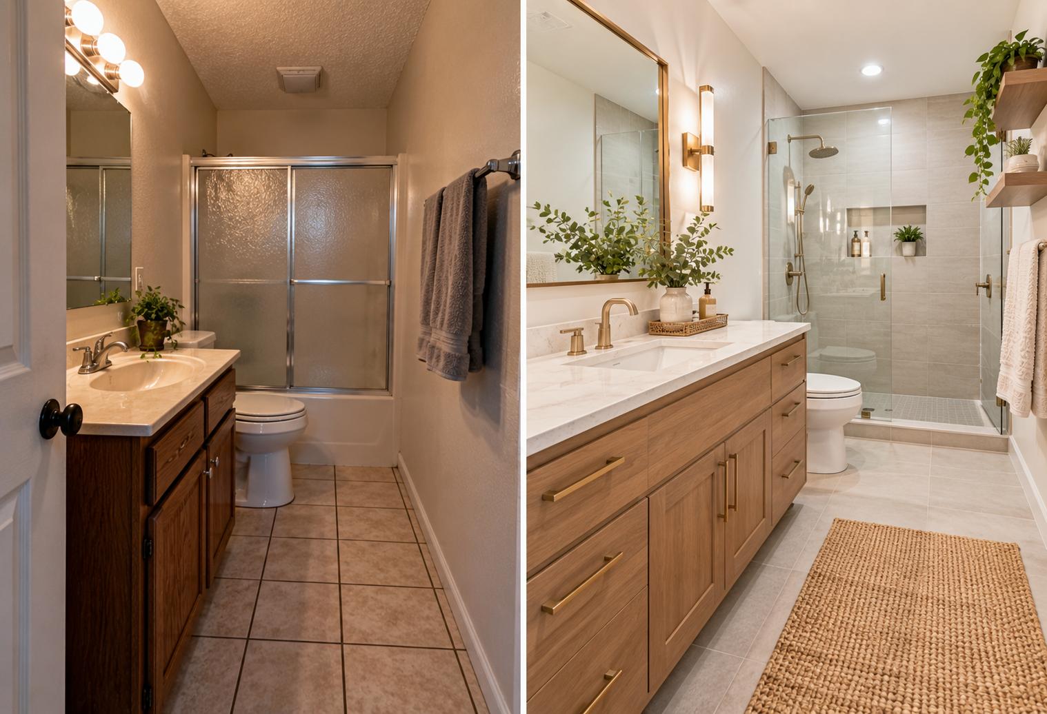 Renovation Mistakes That Make Your Bathroom Look Smaller & Less Functional