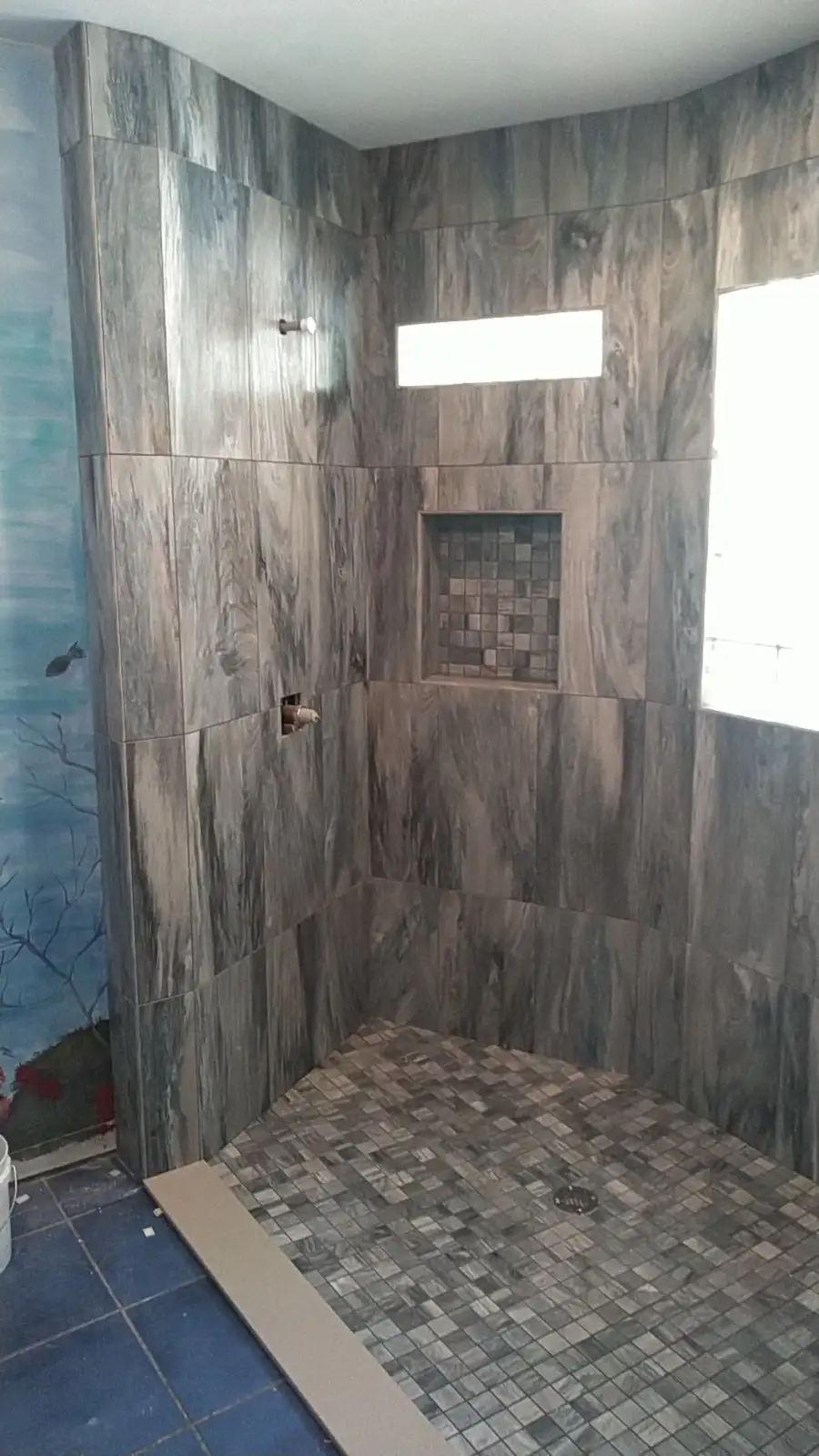 New shower